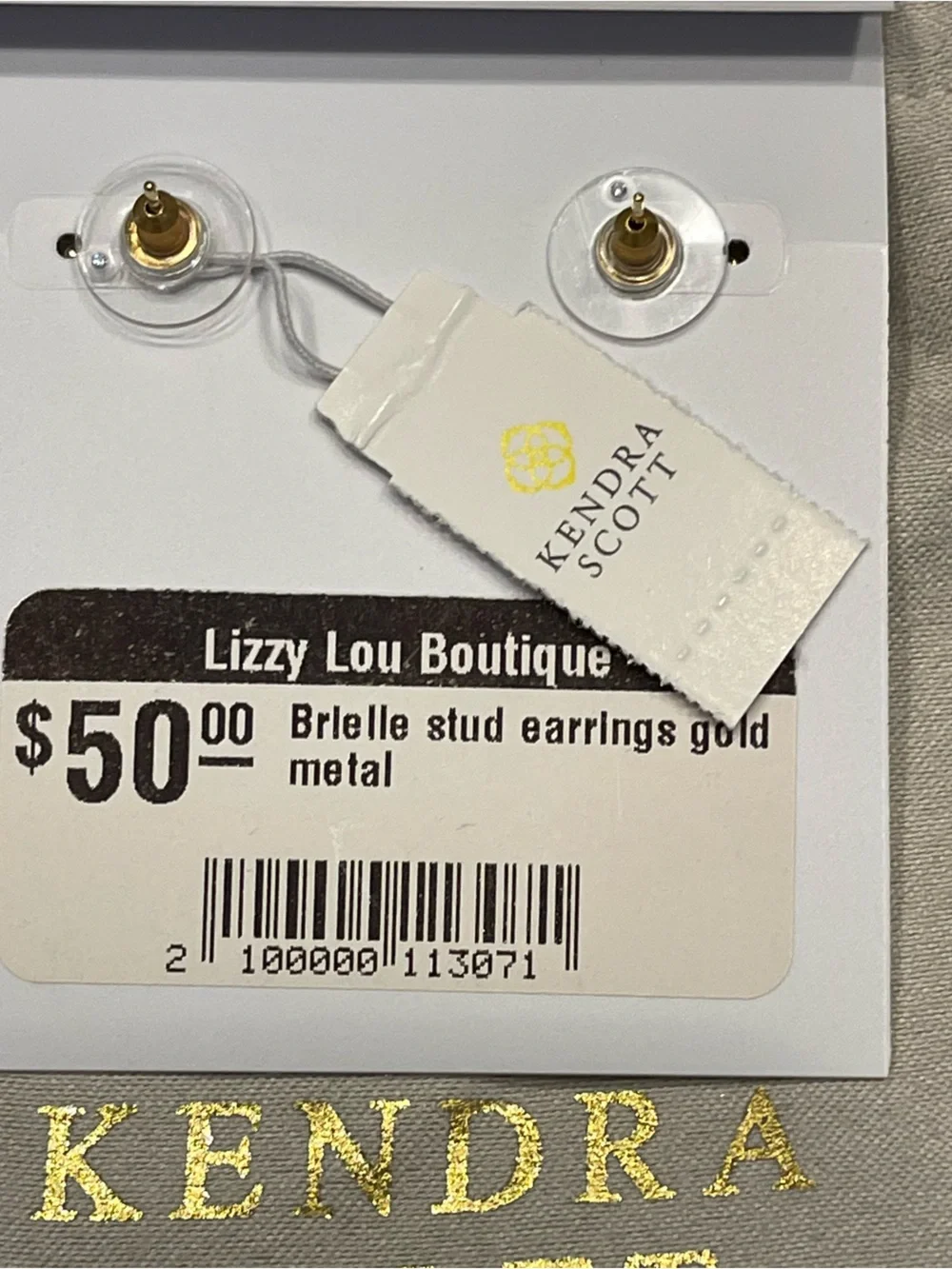 Kendra Scott stud tone