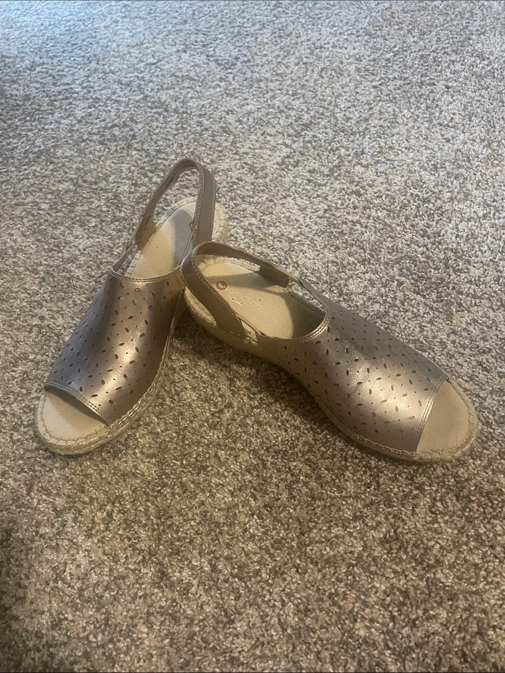 Clarks stylish metallic