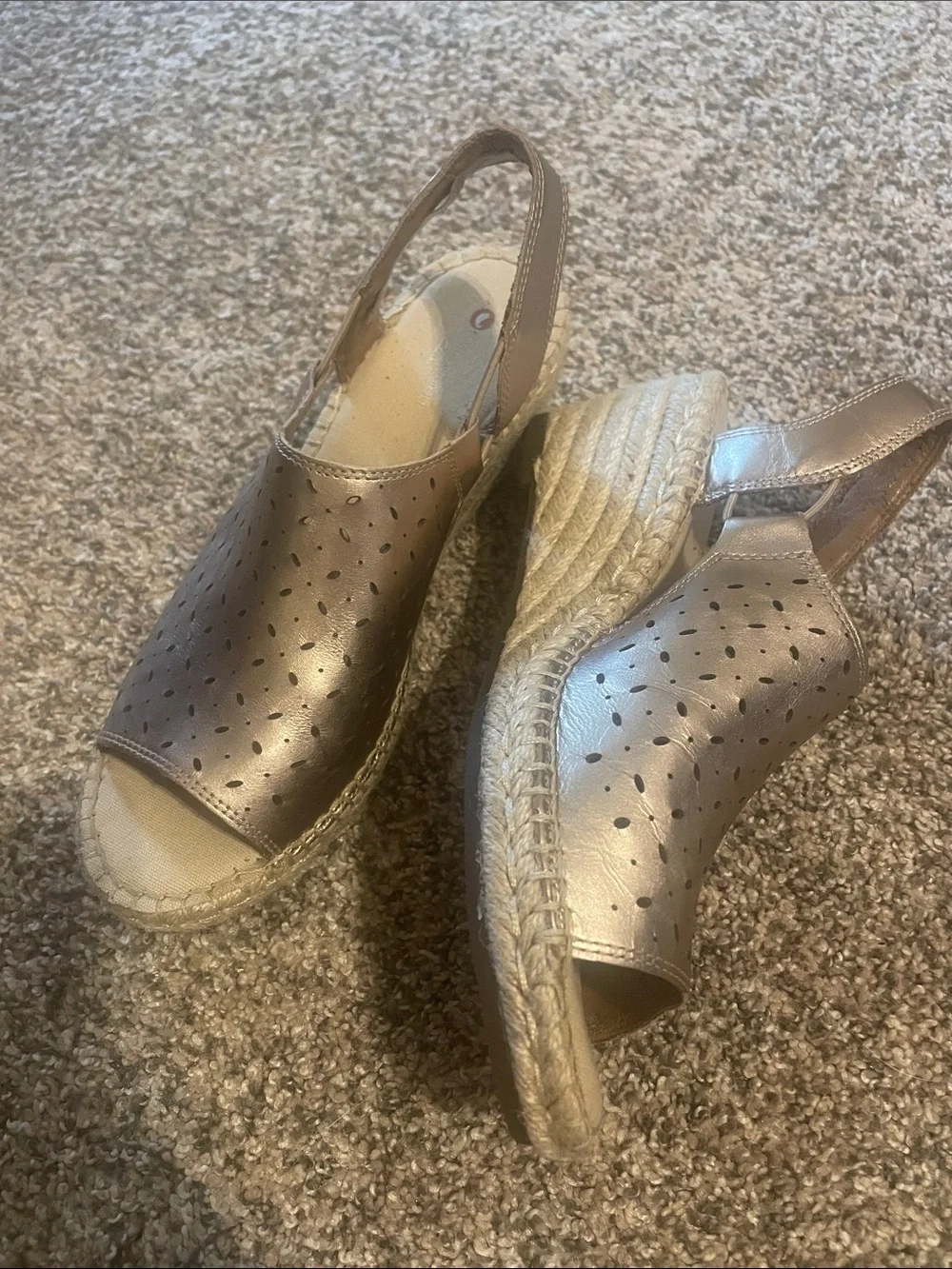 Clarks stylish metallic