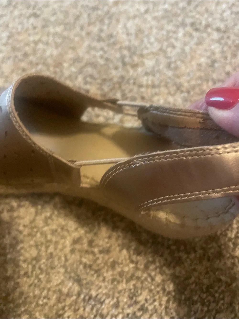 Clarks stylish metallic