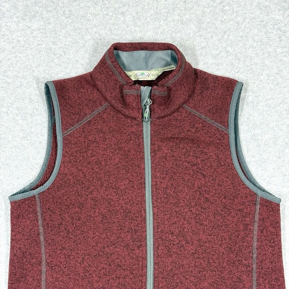 Arborwear Vest Womens Small Staghorn Fleece Full Zip Pockets Layering Outdoor‎