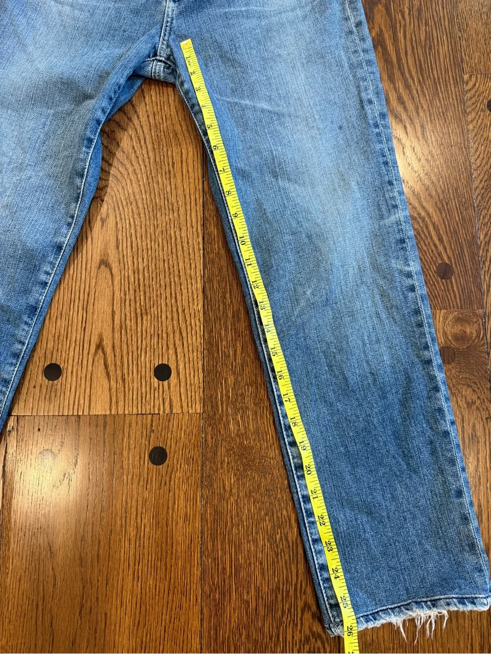 AG Isabelle High Rise Straight Crop Jeans Size 29