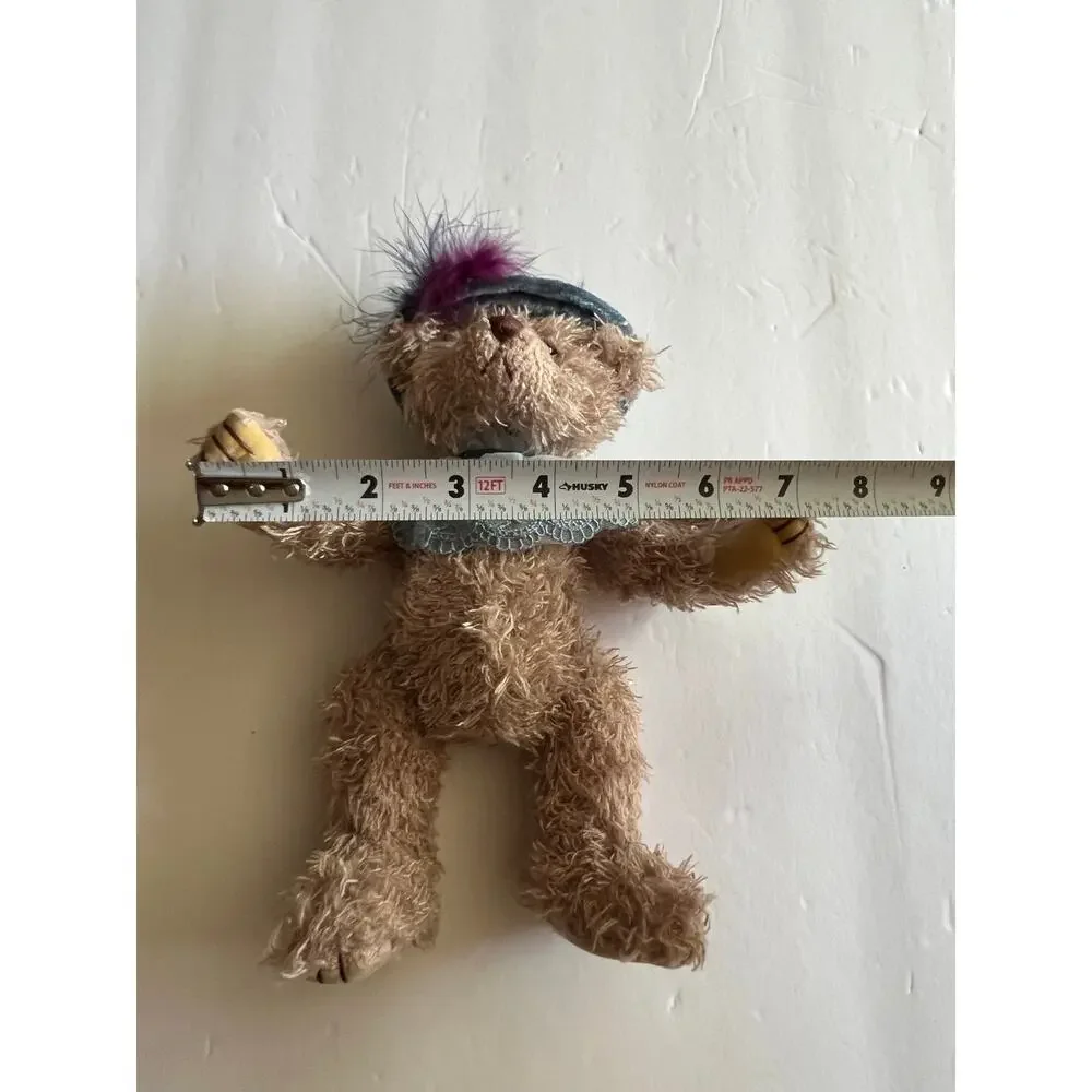 Pickford Bears Brass Button Sidney Power Bear of Health Teddy Plush 9” Tag