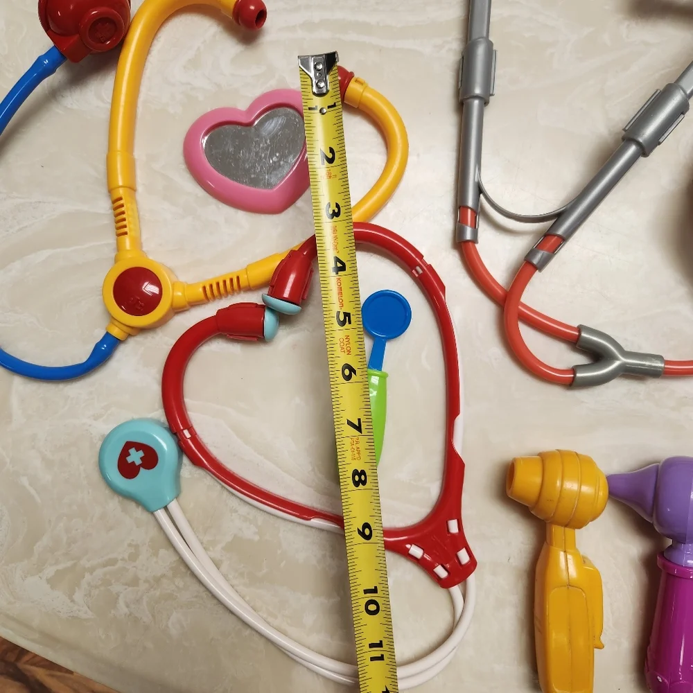 Lot of Kids Pretend Play Doctor Toys Stethoscope otoscope Preschool