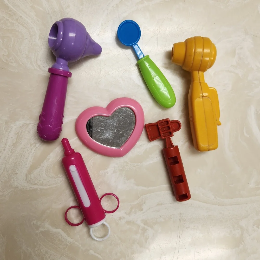 Lot of Kids Pretend Play Doctor Toys Stethoscope otoscope Preschool