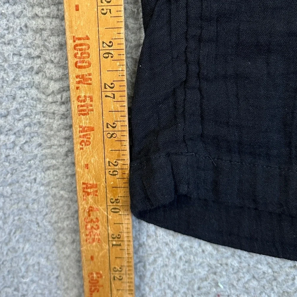 NEW Aeropostale Pants Womens Large Black Wide-Leg Cargo Stretch Waist Drawstring
