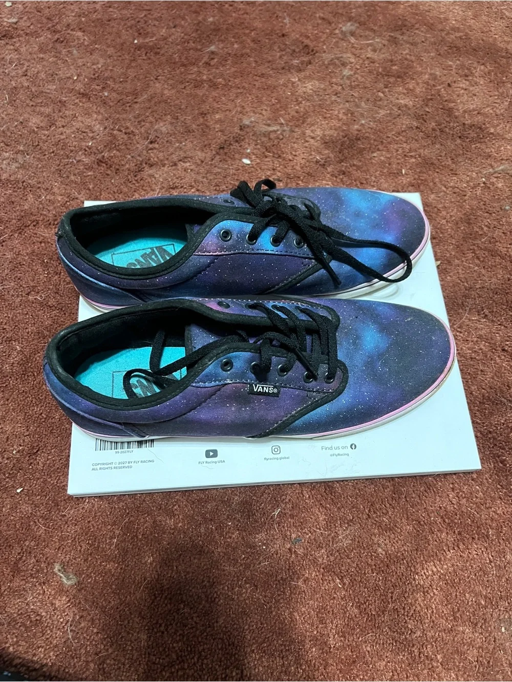 Vans Galaxy Print Era Shoes - Lightly used