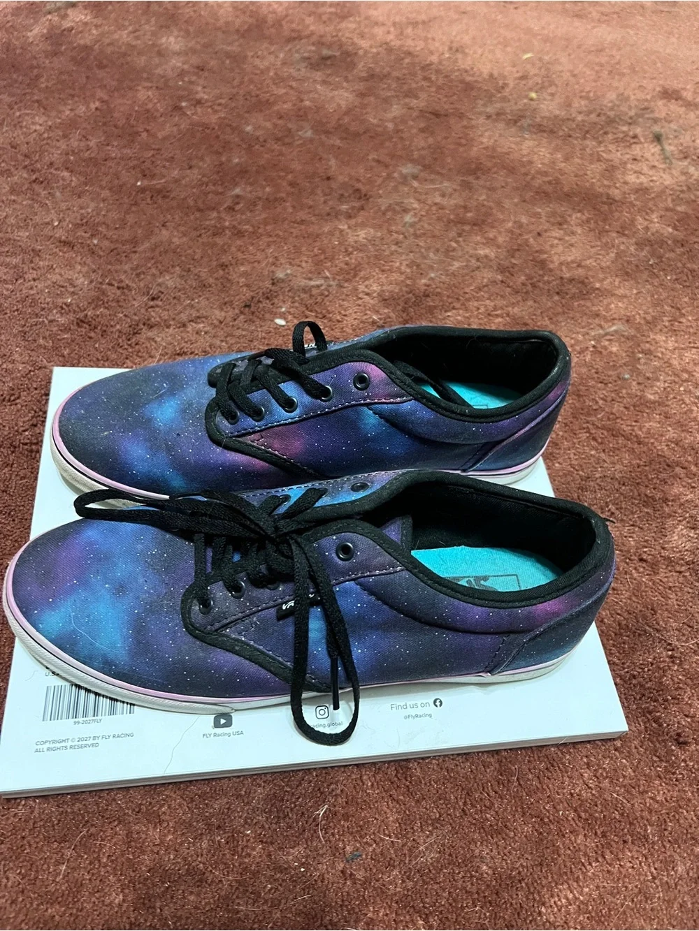 Vans Galaxy Print Era Shoes - Lightly used