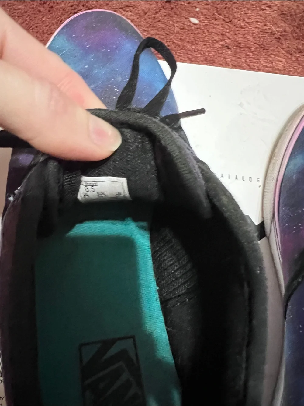 Vans Galaxy Print Era Shoes - Lightly used
