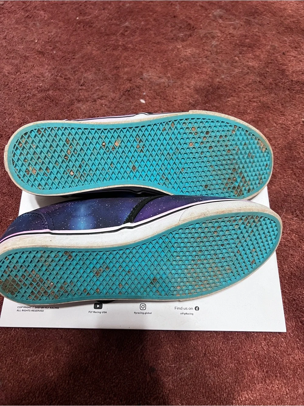 Vans Galaxy Print Era Shoes - Lightly used