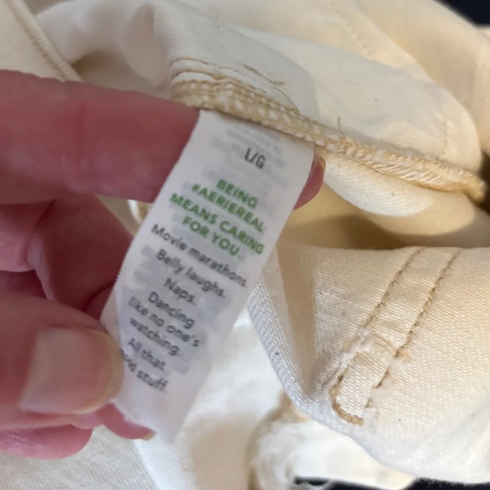 aerie denim shorts