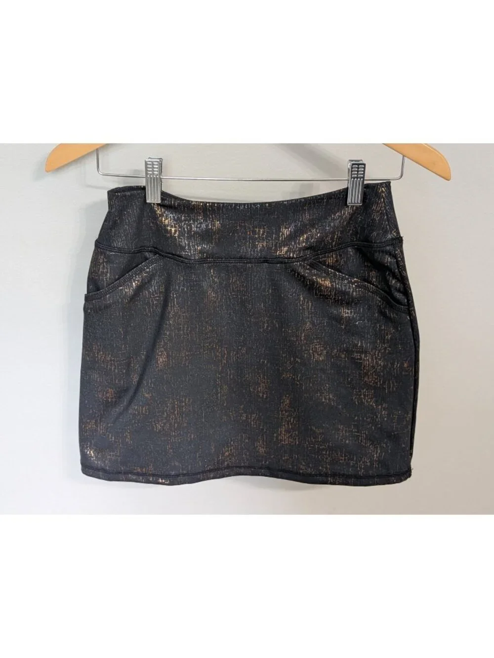 Lilly Pulitzer Luxletic Sabbia Skort Skirt XS UPF 50+ Onyx Time To Tiki Foil 16”