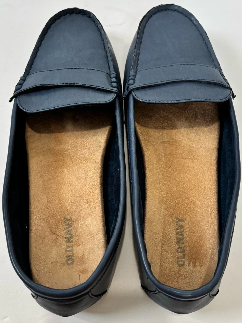Old Navy Classic Blue Slip-On Lightweight Comfy Driving Flat Penny Loafer Size 9
