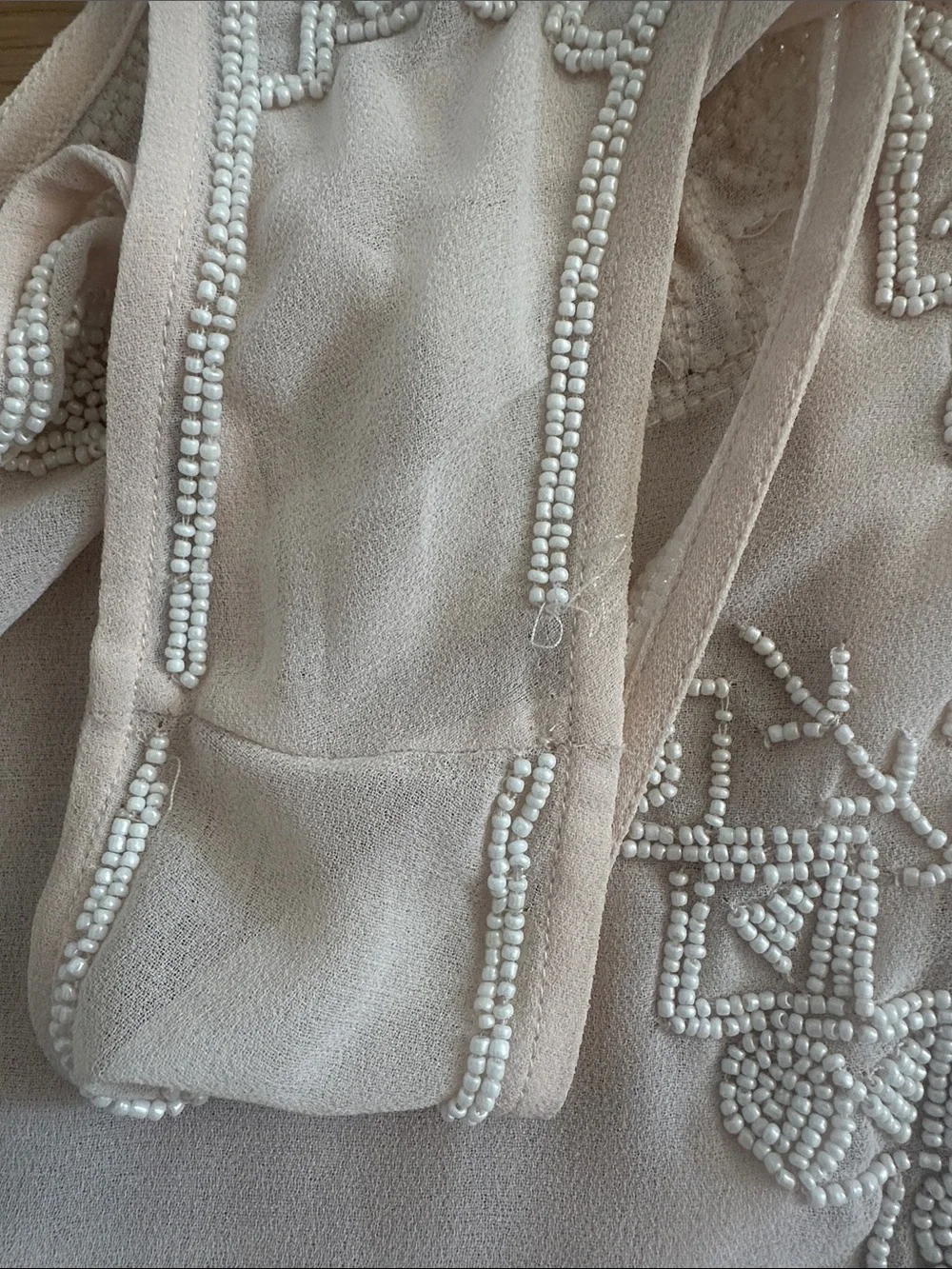 Free People beadwork but sleeveless