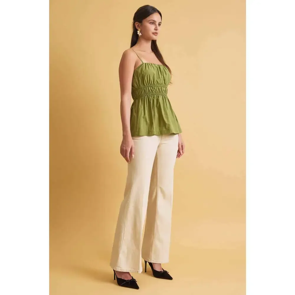 BE COOL ruched cami