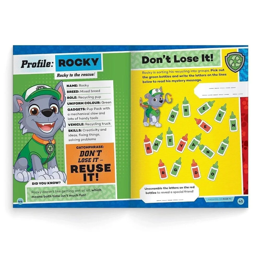 Paw Patrol Annual 2020 Children Puzzle Count Game Picture Story Book Nickelodeon