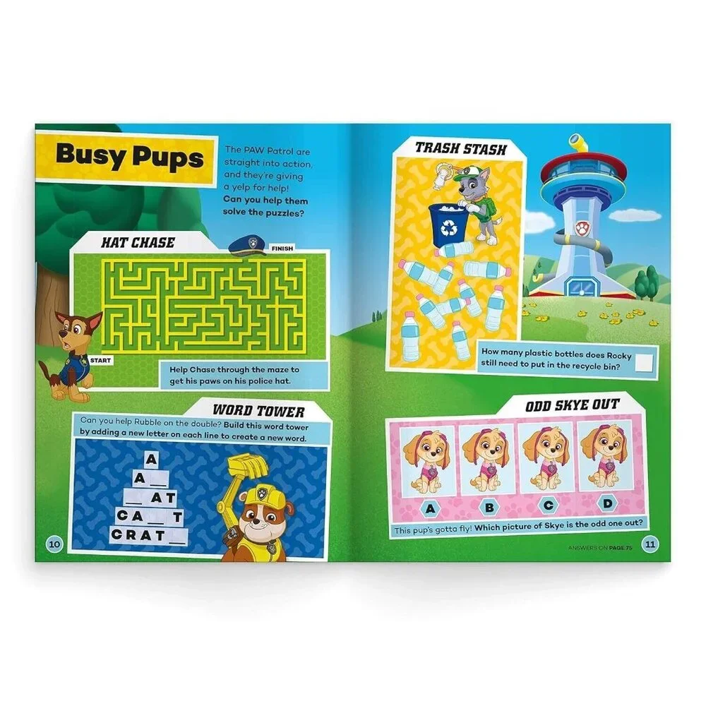 Paw Patrol Annual 2020 Children Puzzle Count Game Picture Story Book Nickelodeon