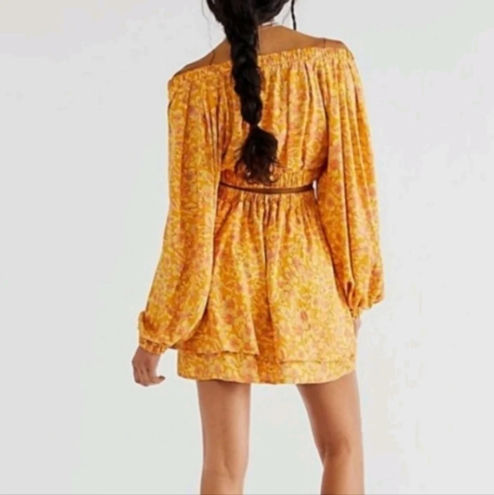 Free People golden printed good