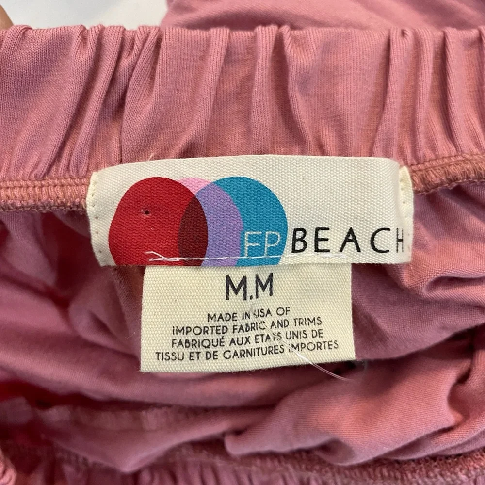 Free People Dusty Rose One-Shoulder Jumpsuit