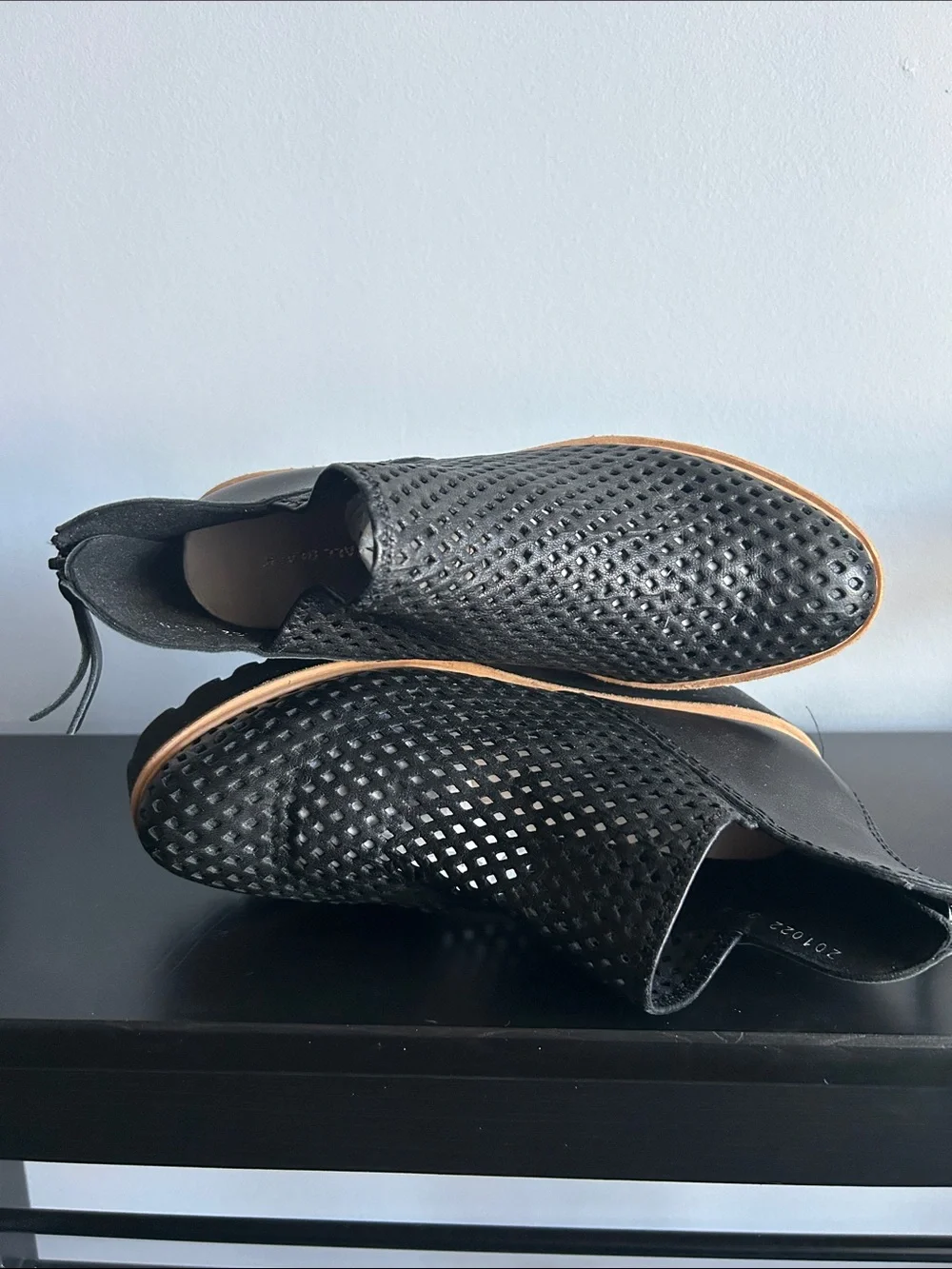 All Black as platform shoes