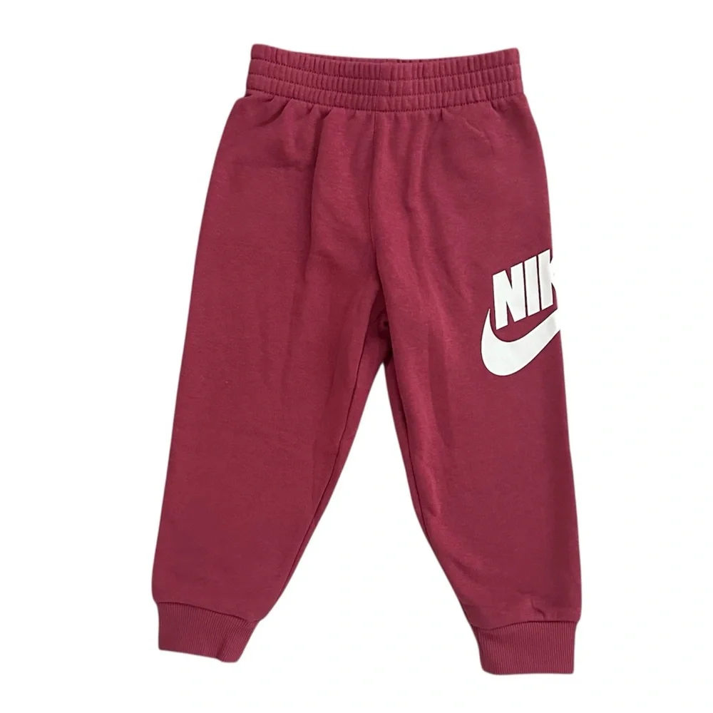 Nike Sweet Beet Logo Hooded Sweatshirt And Jogger Pants 2PC Set Girls 4T NWT