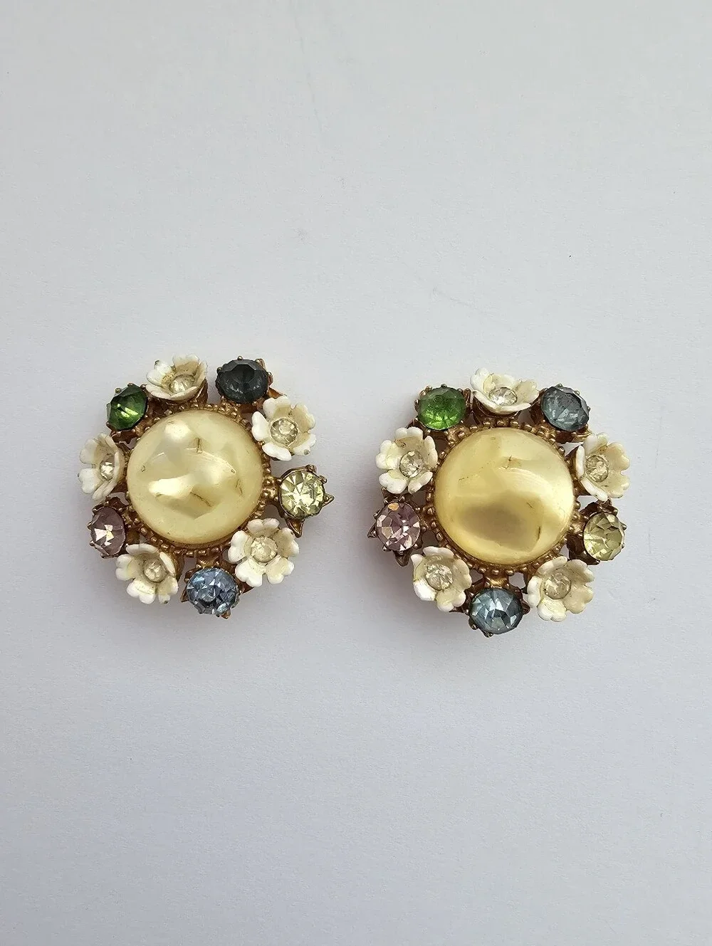 Vintage 1950s Pastel Floral Cluster 