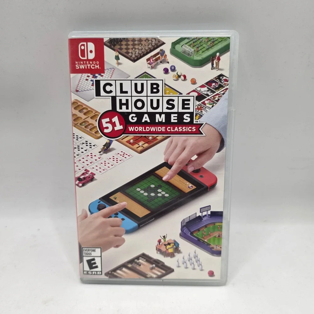 Nintendo Switch Clubhouse Games 51 Worldwide Classics Case Only No Game