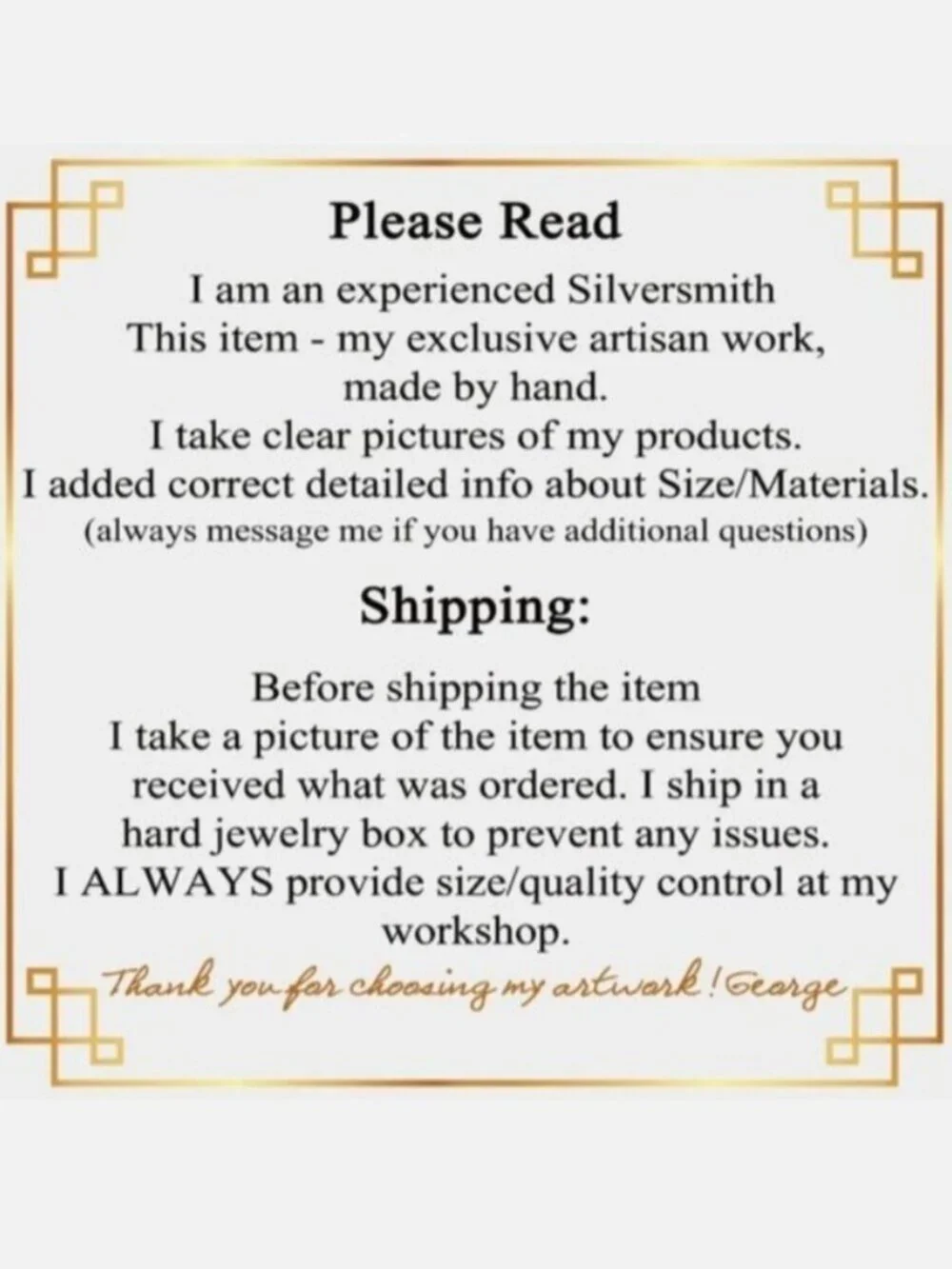 GG Unique Jewelry pixi solid