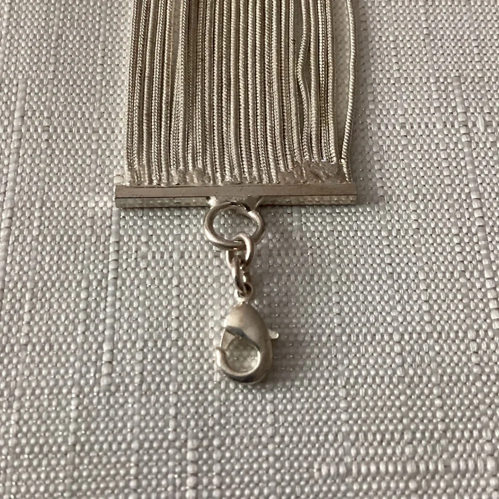 Silver Tone Bracelet worn good has