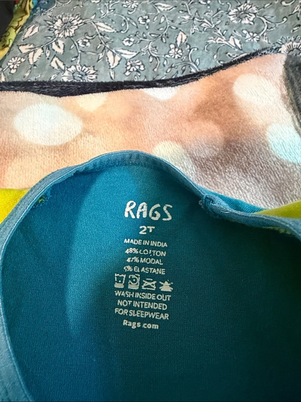 Rags soft teal