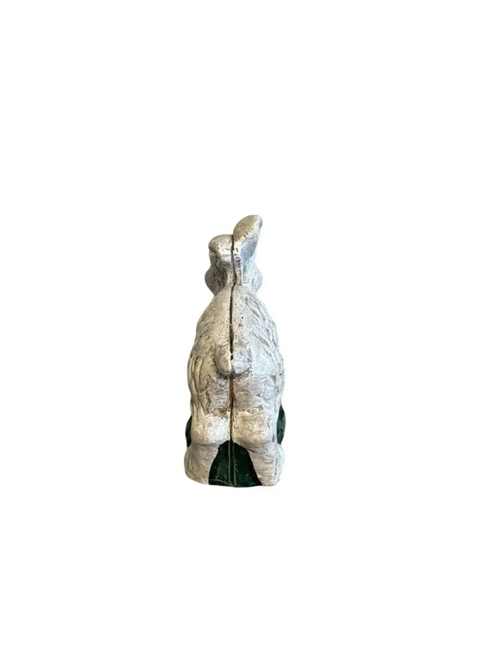 Russ Berrie Bunny Rabbit Figurine Olde World Heritage Collection Textured White