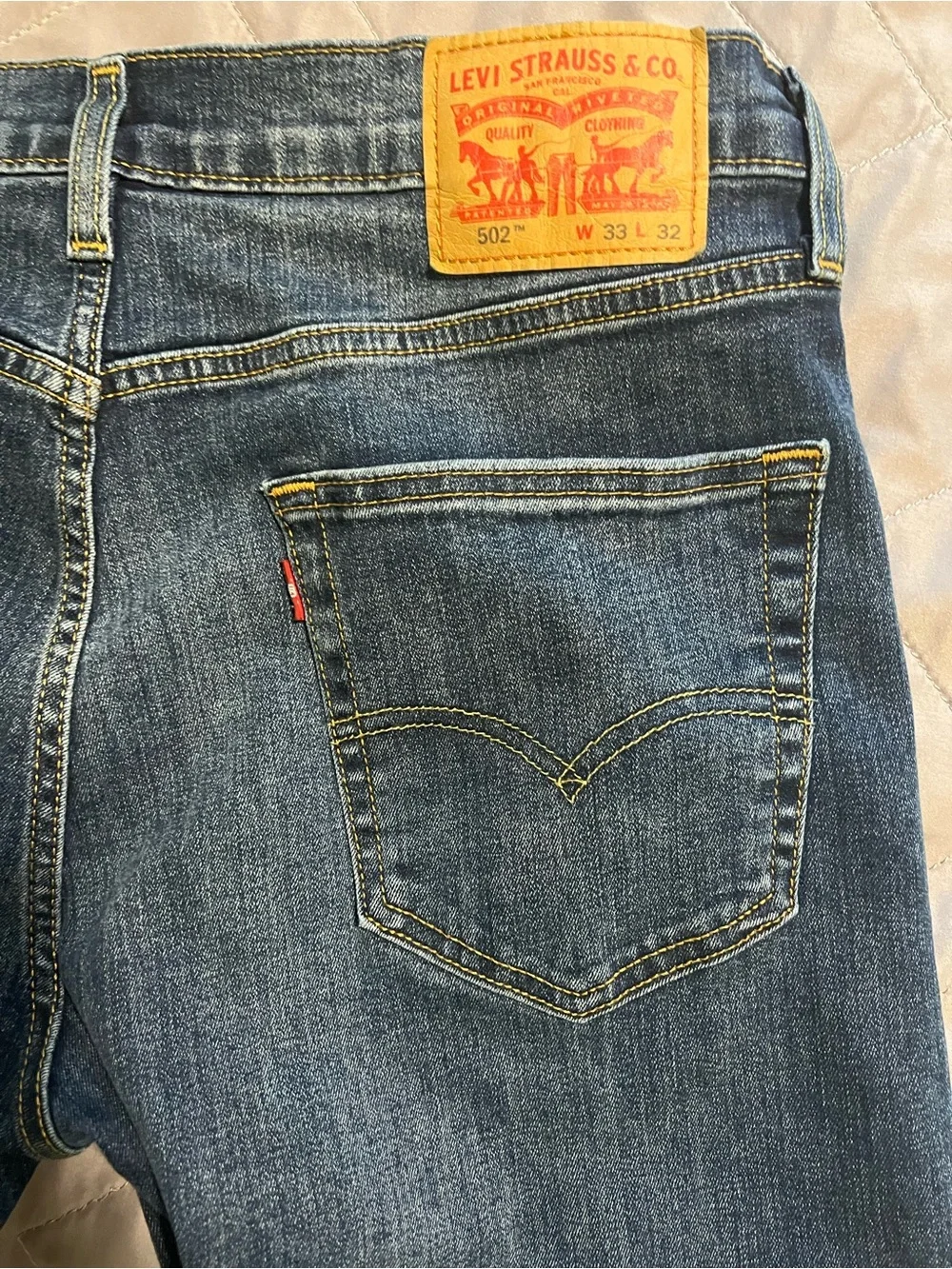 Levi's Slim Straight Blue Denim Jeans