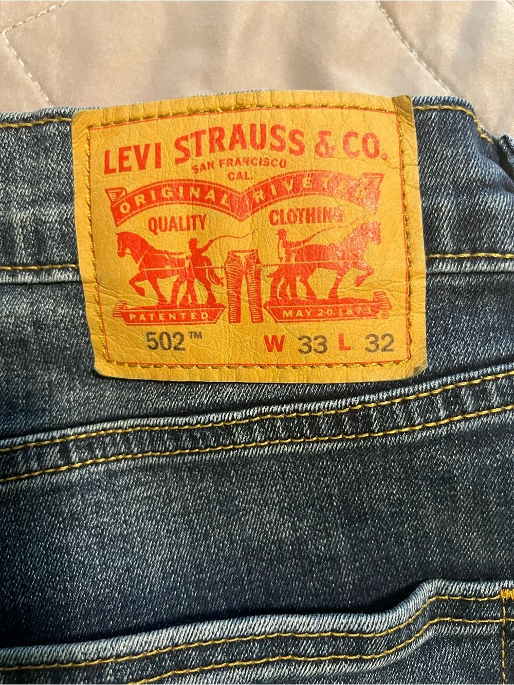 Levi's Slim Straight Blue Denim Jeans