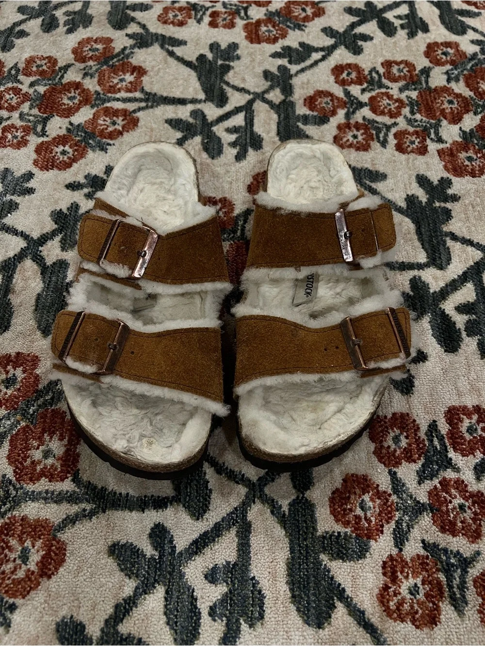 Birkenstock Arizona Shearling sandals women’s size 8