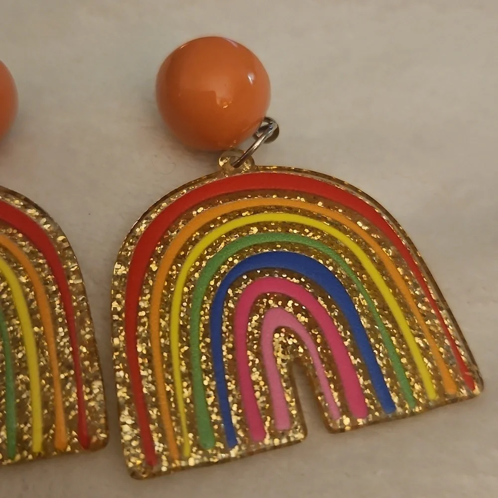 Vintage these splash earrings