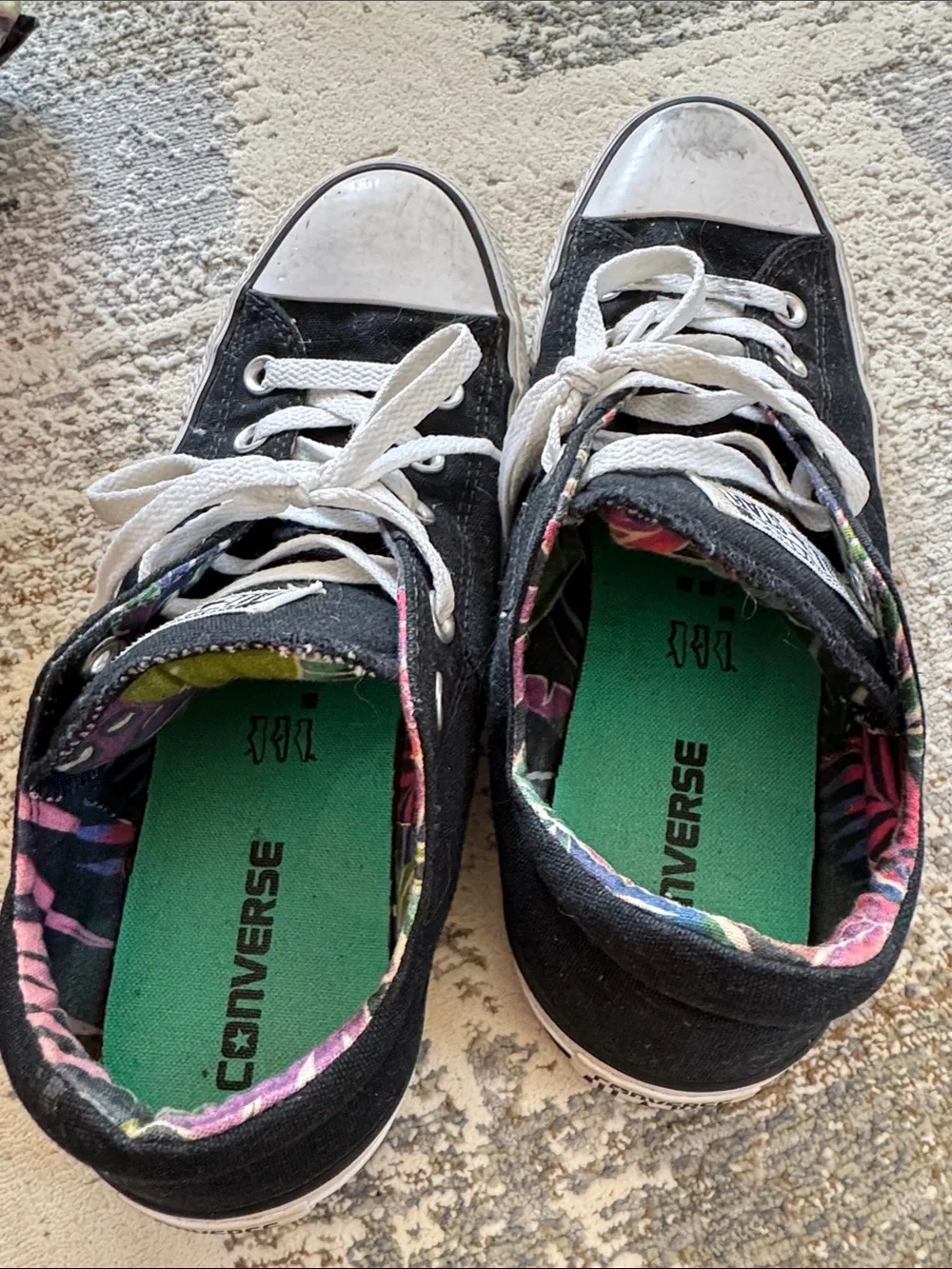 Converse Black and White Low-Top Sneakers