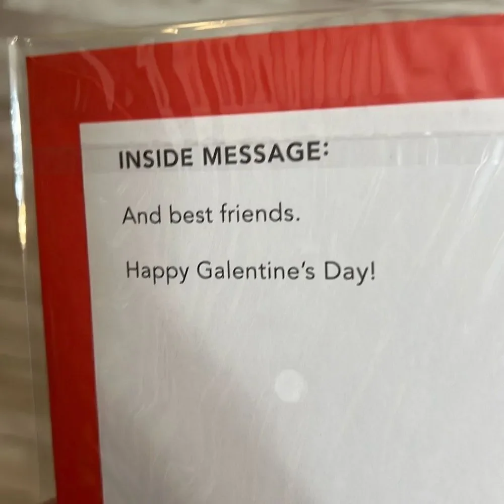 Galentine’s‎ Day Card by American Greetings 6.25” x 6.25” Brand New in Package