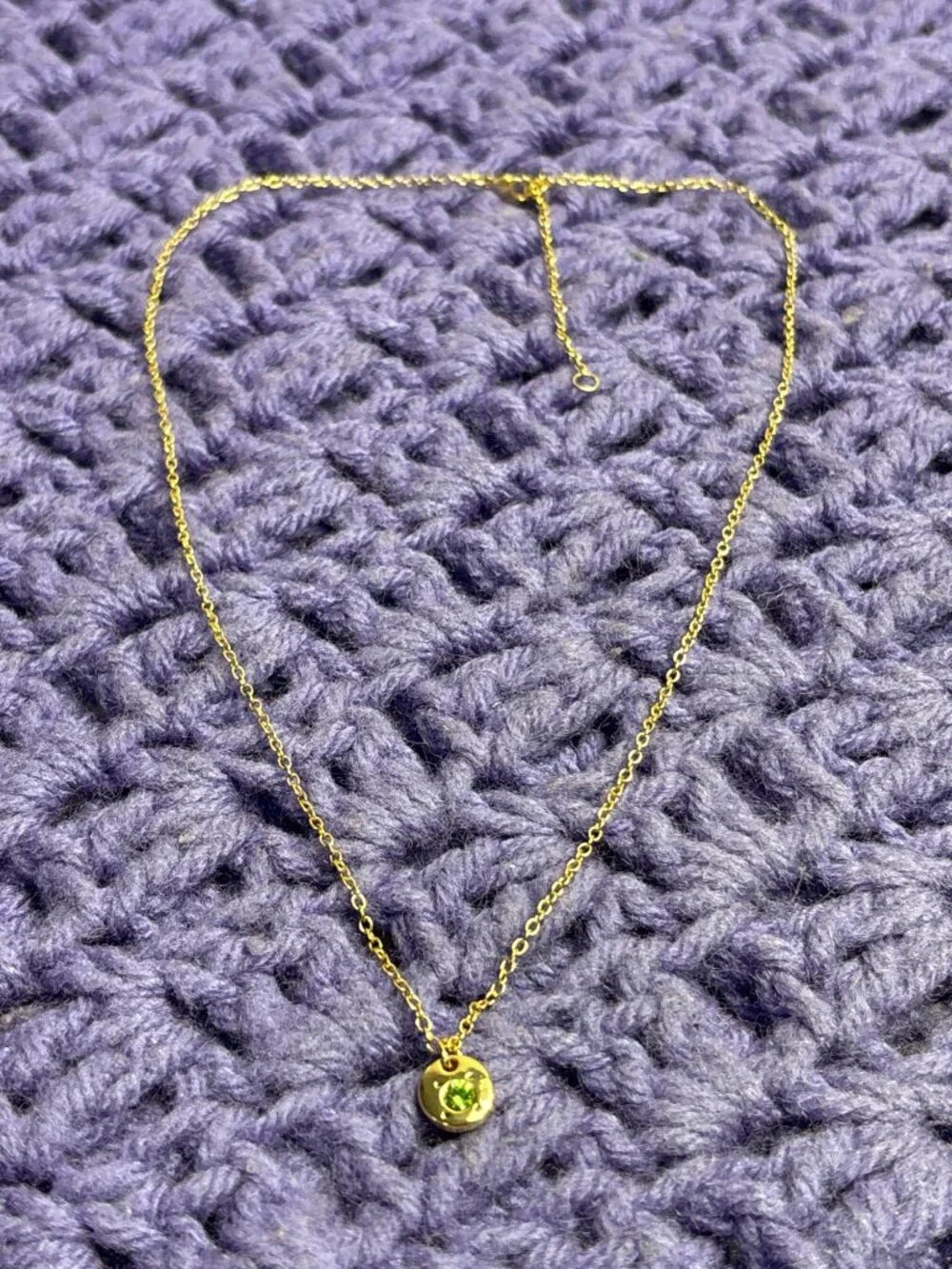 N/A goldtone green