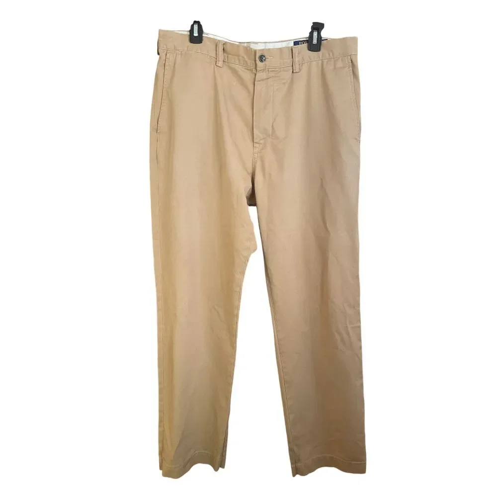 Polo Ralph Lauren Classic Cotton‎ Twill Chino Pants Tan 36/32