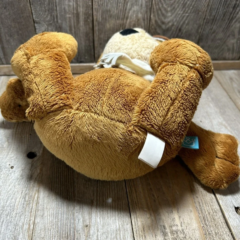Manhattan Toy Aviator Teddy Bear Brown Plush Pilot with Goggles and Scarf 12