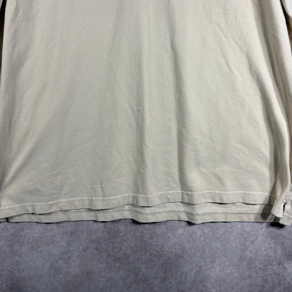 Levi's Polo‎ Shirt Mens 3XL Tan Standard Short Sleeve Pique Cotton Logo Classic