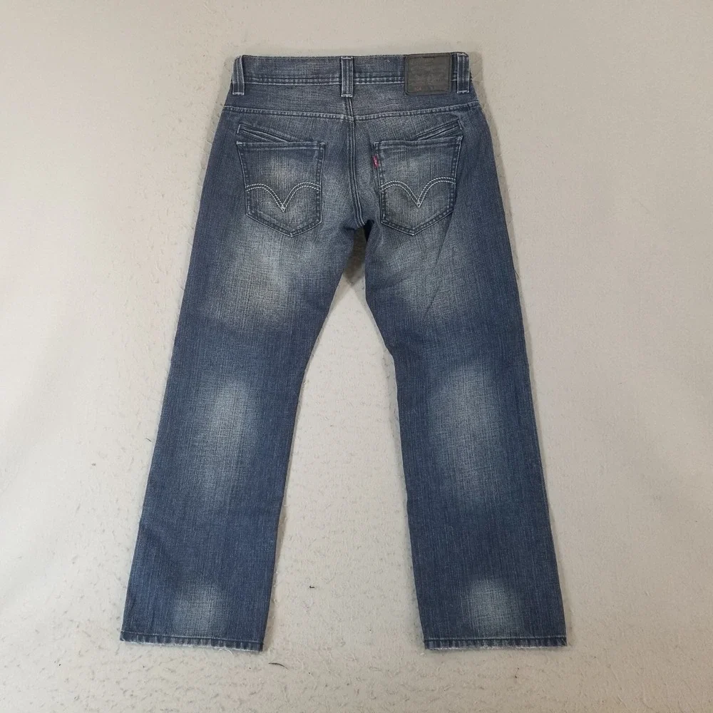 Levi's 514 jeans men's 33x30 regular fit straight blue denim pants special ed