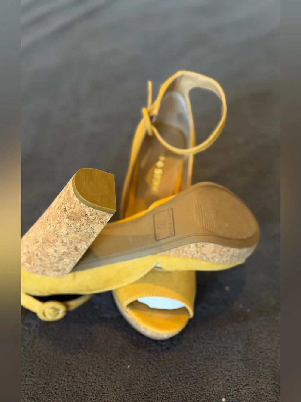 Sun + Stone yellow suede