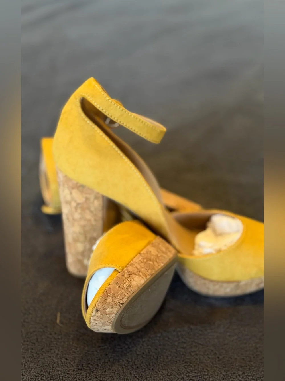Sun + Stone yellow suede