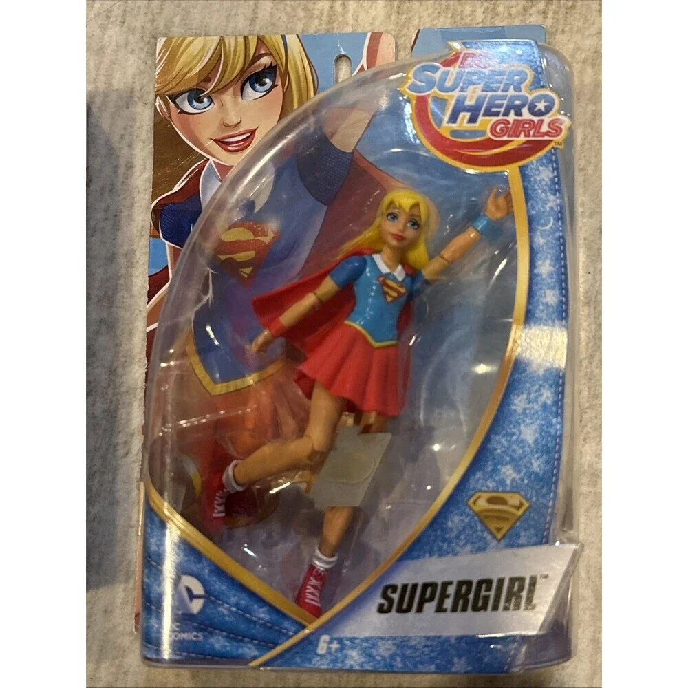 DC Superhero Girls Supergirl 10-inch Action Doll with Cape and Short Blonde Hair