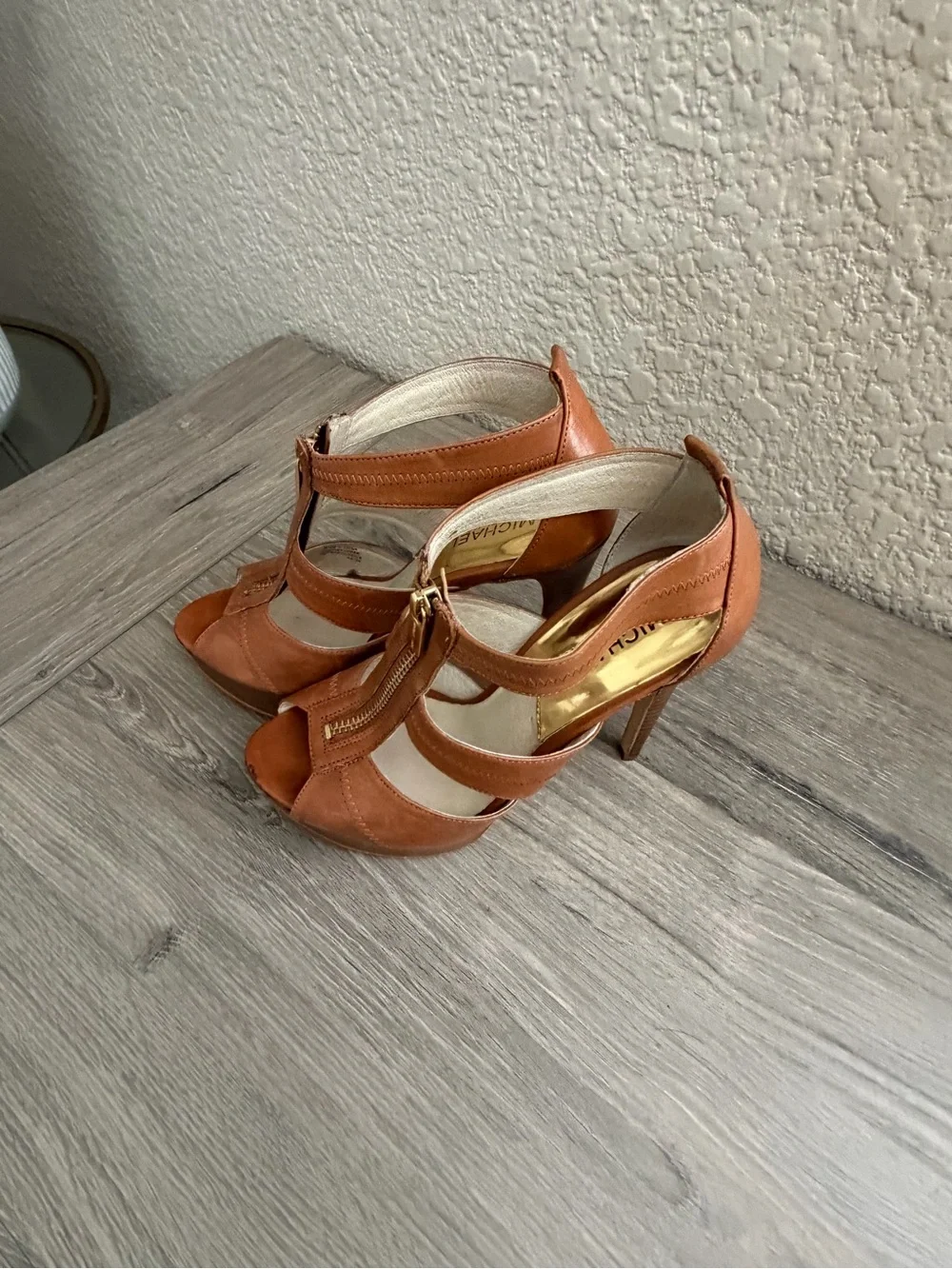 MICHAEL Michael Kors brown leather