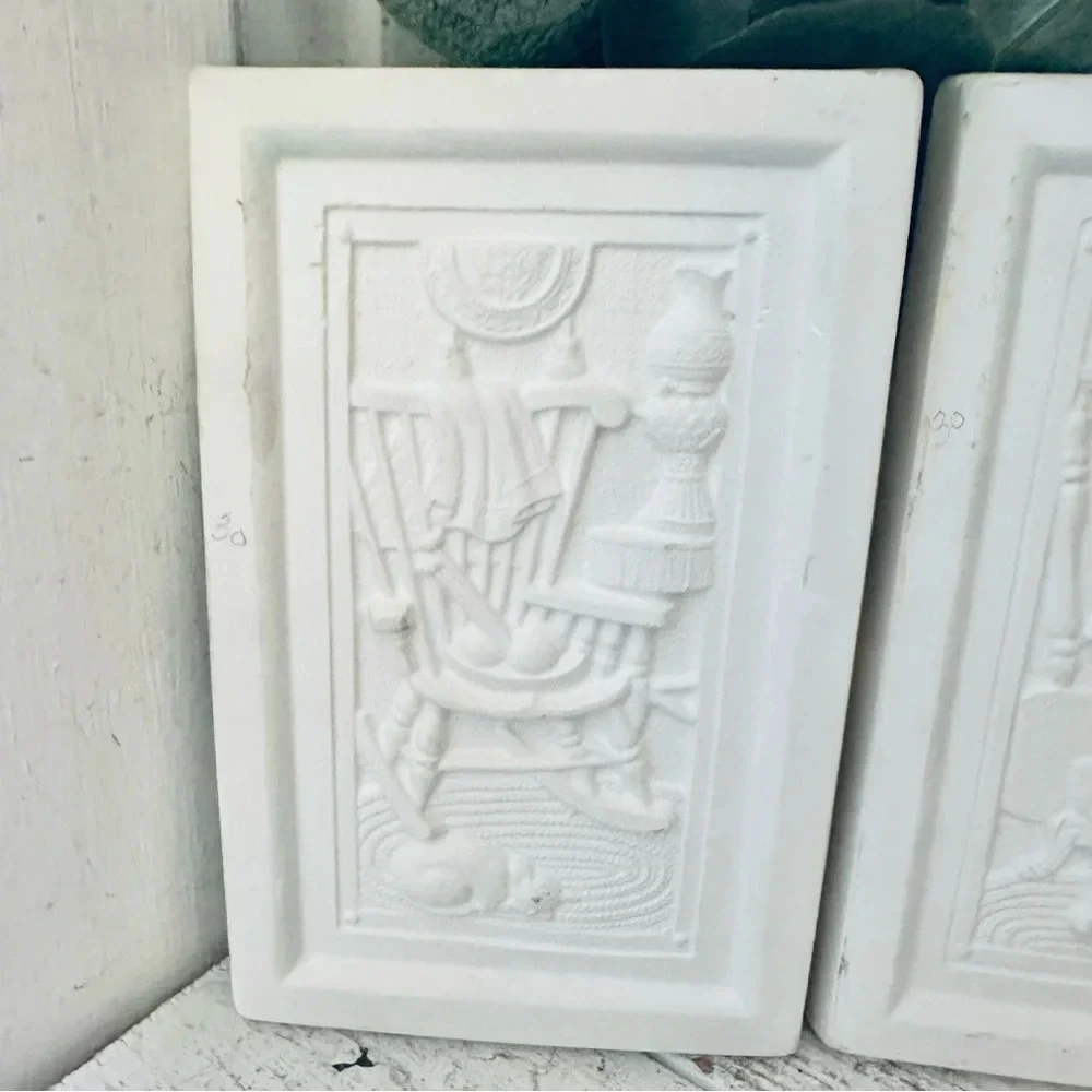 Vintage chalkware rocking
