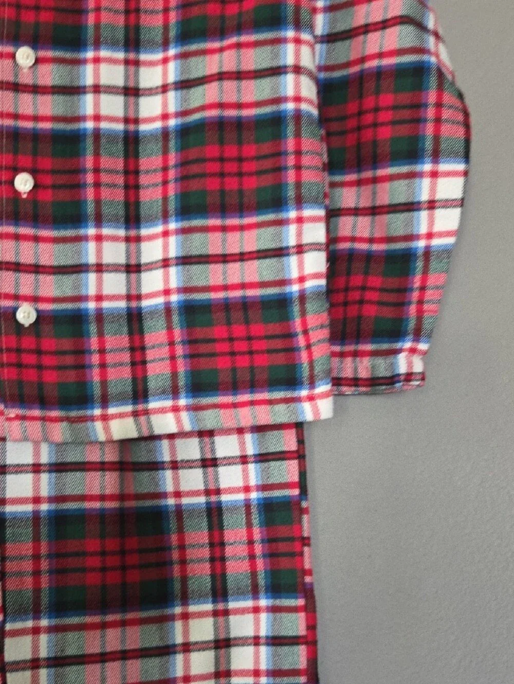 Lands End soft plaid