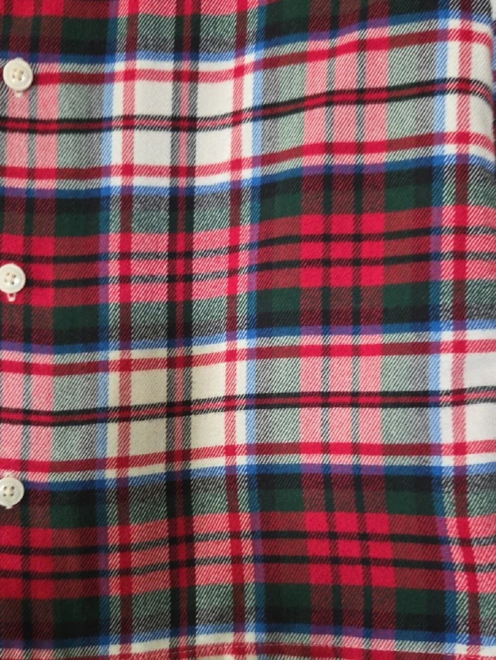 Lands End soft plaid