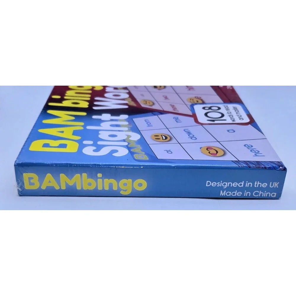 The Bambino Tree BAMbingo Sight Words Educational Board Game New Sealed